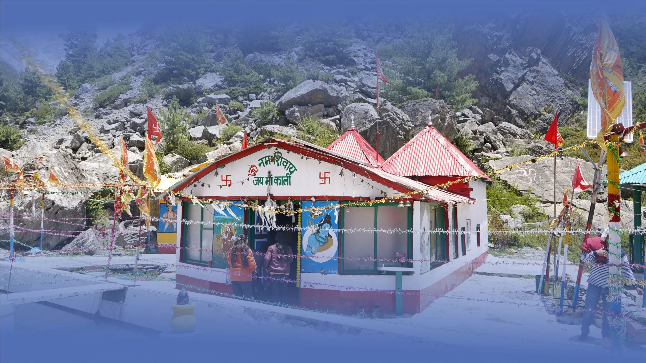Kali Mandir Kalapani in Vyas Valley near Adi Kailash and Om Parvat Uttarakhand